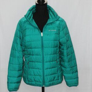 Columbia Sportswear Company X-Small Lightweight Green Down Jacket
